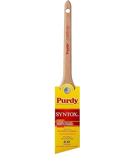 Purdy 144402620 Syntox Series Flat Trim Paint Brush, 2 inch